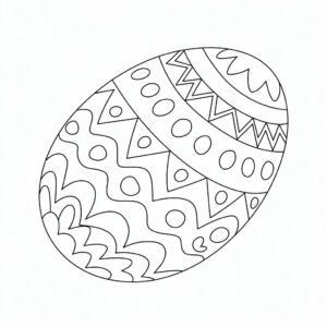 desenho de ovo para colorir