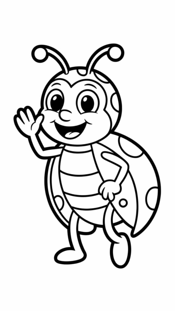 tekenen lieveheersbeestje