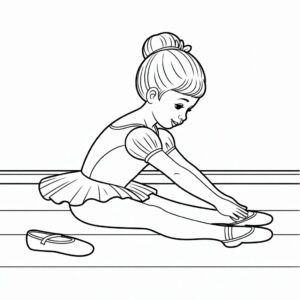 tekening ballerina