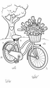 tekening fiets