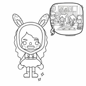 toca boca kleurplaten