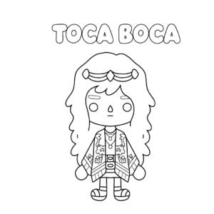 toca world kleurplaat