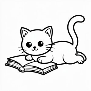 Animali che leggono da stampare