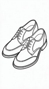 Disegni scarpe eleganti da stampare gratis