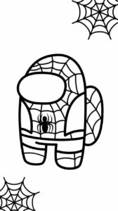 desenhos do among us para colorir