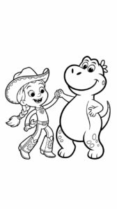 Kleurplaat Toy Story (Pixar)