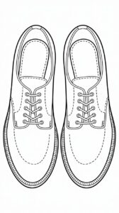 Scarpe da uomo eleganti da colorare