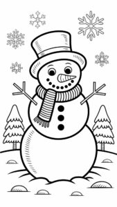 Sneeuwvlok met sneeuwpop download