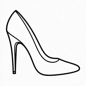 Tacchi alti da colorare PDF