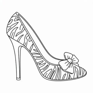 Tacchi alti da colorare gratis