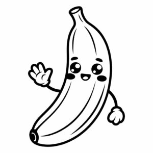 banaan tekenen