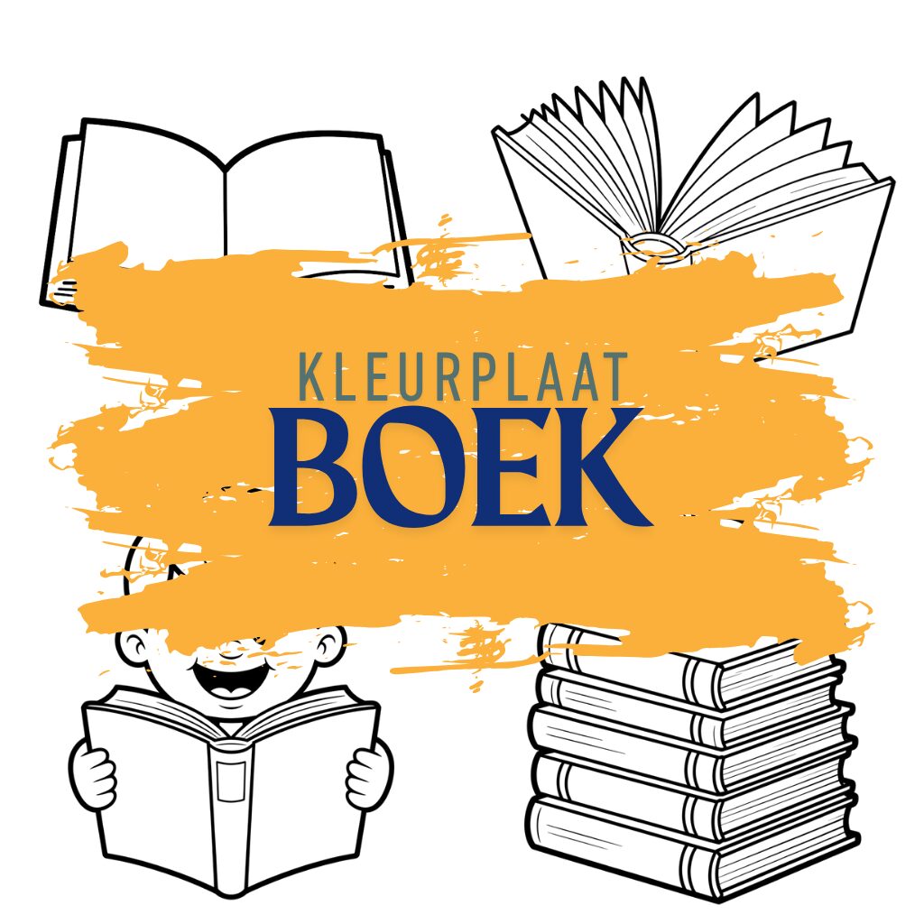 boek kleurplaat ft
