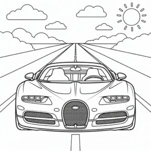 bugatti tekening
