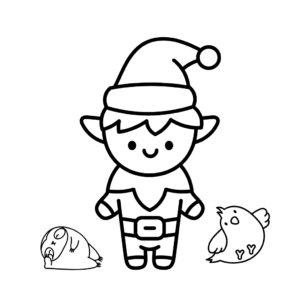 elf tekenen makkelijk