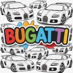 Bugatti Kleurplaat