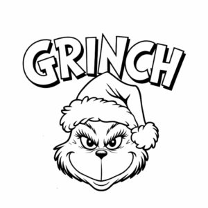 coloriage grinch à imprimer