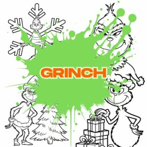 Grinch Ausmalbilder