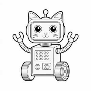 hoe teken je een robot