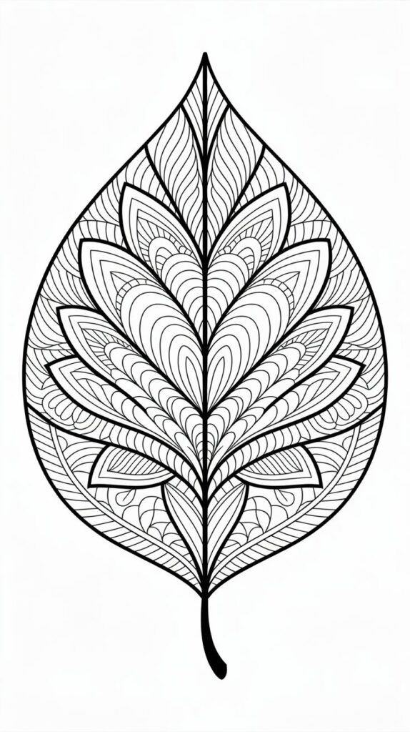 jungle bladeren tekening