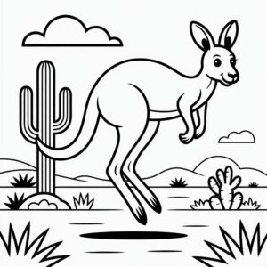 kangoeroe wiskunde kleurplaat