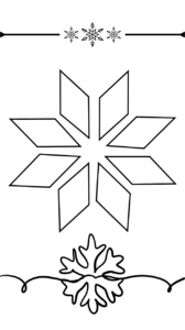 disegno fiocco di neve