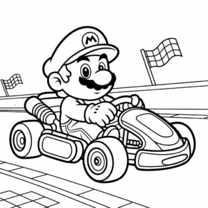 Värityssivu Mario Kart