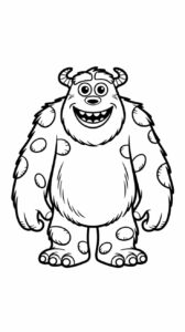 kleurplaat monsters inc