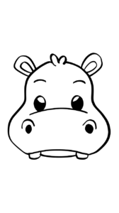 kleurplaat nijlpaard