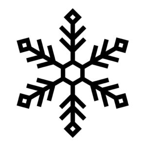 kleurplaat sneeuwvlok printen