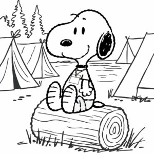 desenhos do snoopy para colorir e imprimir