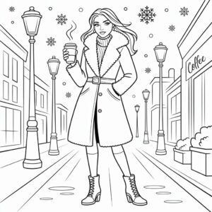 kleurplaat topmodel gezicht