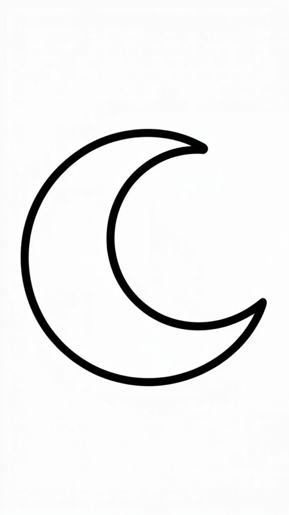 coloring pages sun and moon