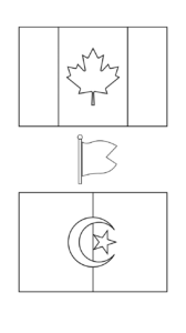 kleurplaat vlag frankrijk