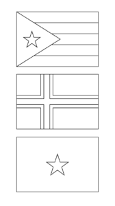 kleurplaat vlag nederland