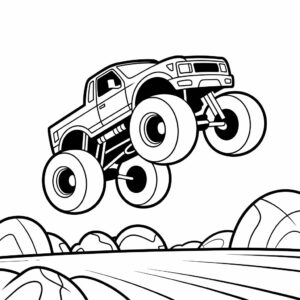 kleurplaten monstertruck