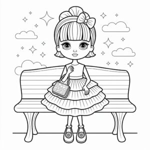 kleurplaten topmodel