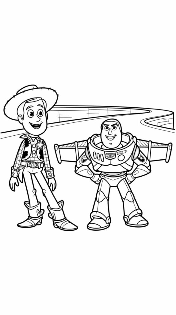 coloring pages toy story