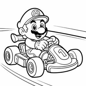 Mario Kart värityssivu