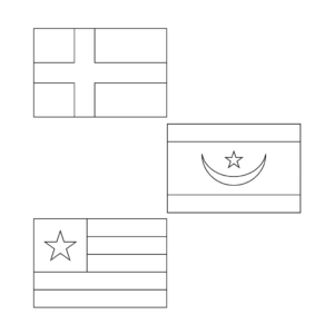 nederlandse vlag kleurplaat