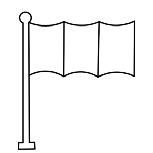 nederlandse vlag tekening