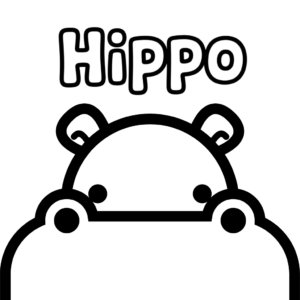 nijlpaard in de modder kleurplaat