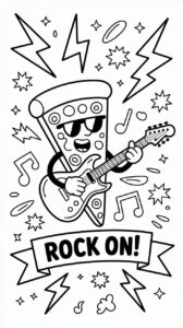 pizza tekenen makkelijk