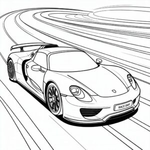 porsche 911 gt3 rs tekenen