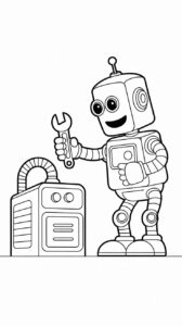 robot tekenen makkelijk