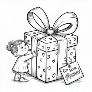 geschenke ausmalbild