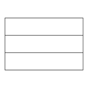 spaanse vlag tekenen