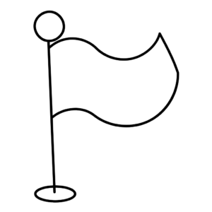 spaanse vlag tekening