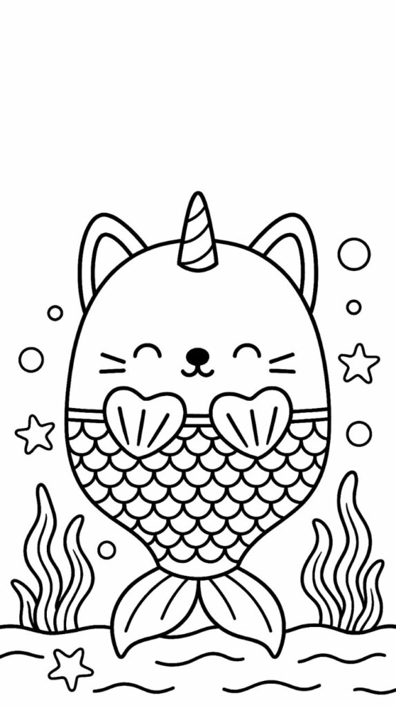 squishmallow kleurplaat printen gratis