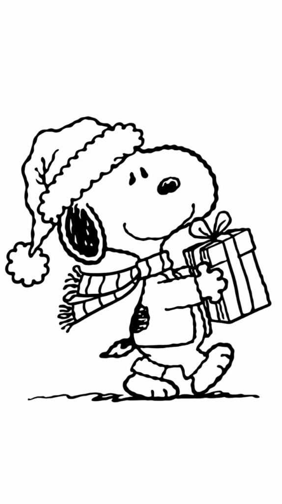 Imprimir Snoopy para Colorir