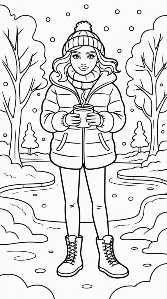 topmodel kleurplaat printen